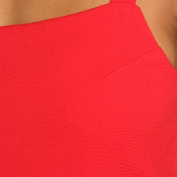 LULUS Guessing Game Red Bodycon Midi Dress NWT Valentine's - Picture 4 of 7